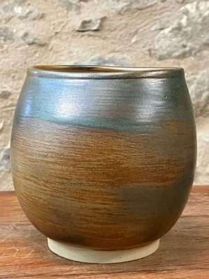 Vase ovale ancienne cuivre