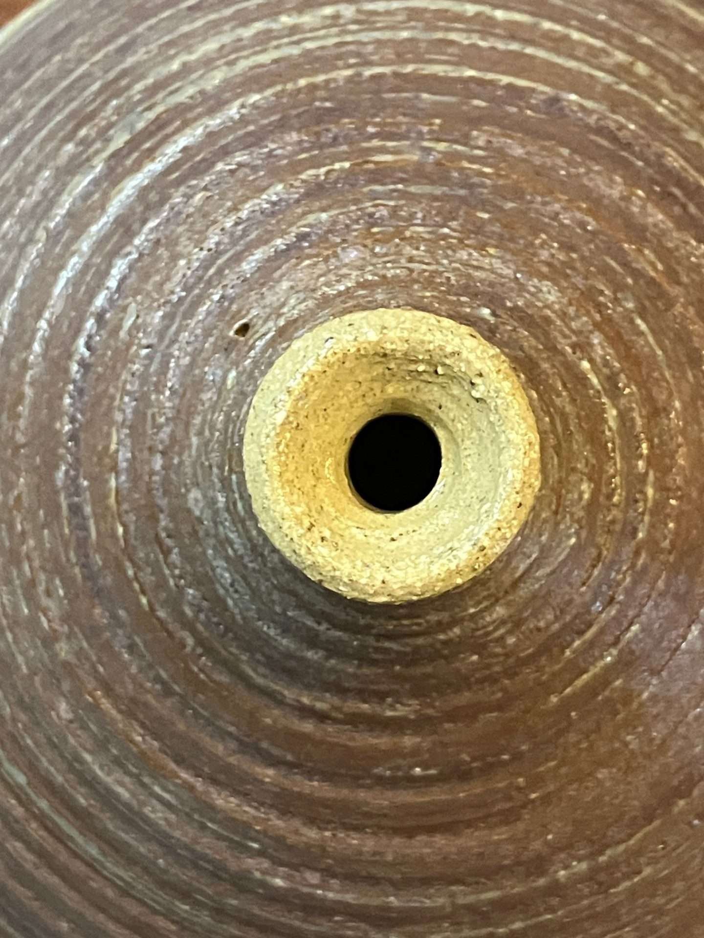 Vase - gris violette bleu - "DROP!" décoré - n°28 – Image 2