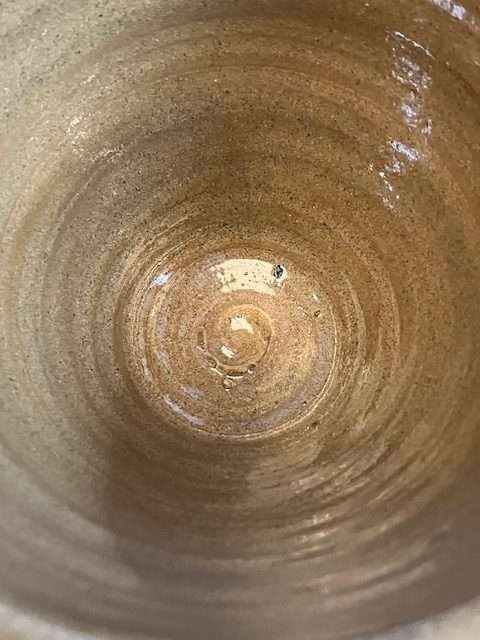 Bol medium LIGNES, beige grès vert – Image 2