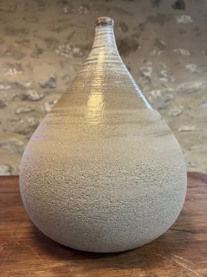 Vase - gris effet ciment - "DROP!" n°21