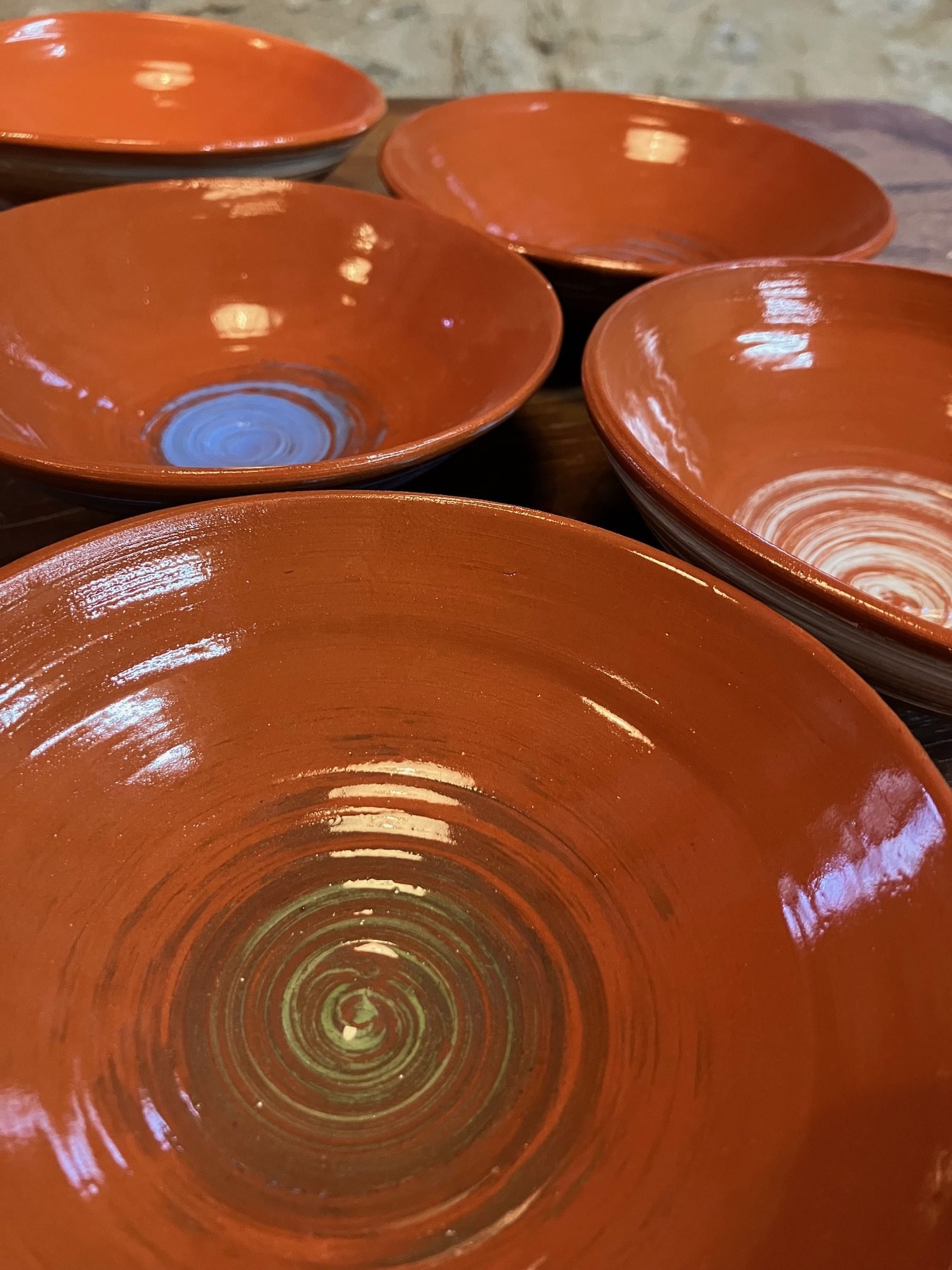 Coupelle petite LIGNES, rouge multi couleurs – Image 4